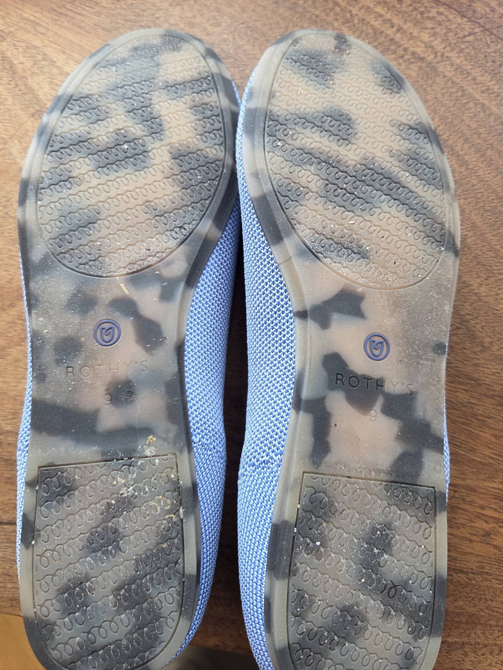 Rothy's Light Blue Knit Flats - Picture 6 of 7